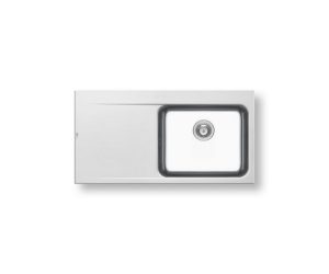 Νεροχύτης Pyramis Pyragranite Pyrros 100x52 1B 1D Inox 070030411 Δεξί Snow (12 άτοκες δόσεις)