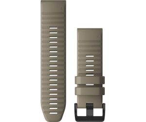 Garmin QuickFit 26mm Dark Sandstone Silicone Band (Fenix 6X / 6X Pro / 7X)