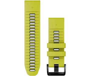 Garmin QuickFit 26 mm Electric LimeGraphite Silicone Band