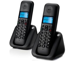 Ασύρματο Τηλέφωνο Motorola T302 Dual Black