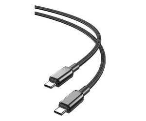 Καλώδιο Φόρτισης XO NB-Q250B USB 2.0 Cable USB-C male - USB-C 60W Μαύρο 1m