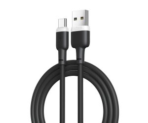 Καλώδιο Φόρτισης XO NB-208 USB 2.0 Cable USB-C male - USB-A male 60W Μαύρο 1m