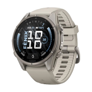 Garmin fēnix® 9 43mm AMOLED Sapphire Titanium με Fog Gray