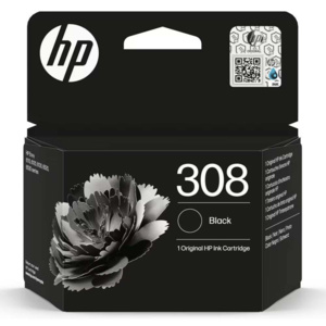 HP 308 Γνήσιο Μελάνι Εκτυπωτή InkJet Μαύρο (7FP21UE)