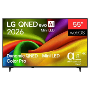 LG Smart Τηλεόραση 55" 4K UHD QNED 55QNED8MB6C HDR (2026)