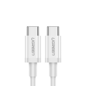 Ugreen US264 USB 2.0 Cable USB-C male - USB-C 29W Λευκό 1m 60518