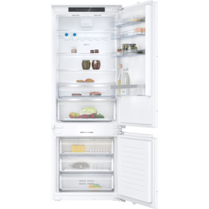 Neff Εντοιχιζόμενος Ψυγειοκαταψύκτης 382lt NoFrost Υ193.5xΠ70.8xΒ54.8εκ. Λευκός KB7966DD0