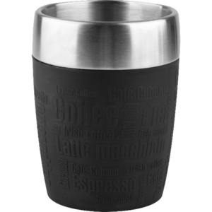 Tefal Ποτήρι Θερμός Πλαστικό 200ml Black με Καλαμάκι και Λαβή K3081314